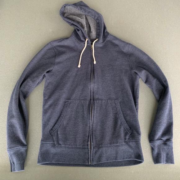 J. Crew Mercantile Navy Blue Hoodie Medium - Picture 1 of 2